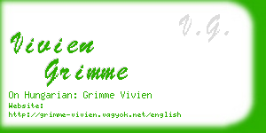 vivien grimme business card